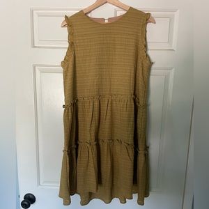 CJLA tiered mini dress